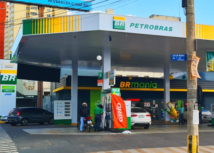 Posto de combustível Petrobras no Setor Bueno, em Goiânia | Foto: Reprodução / Maps