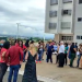 Vereadora é vaiada durante protesto de professores em Aparecida de Goiânia | Foto: Leitor / FZ