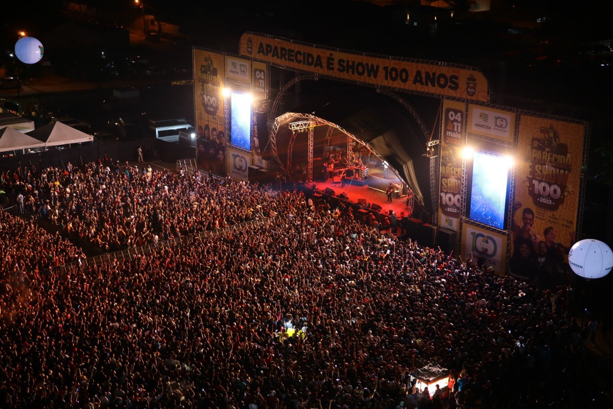 Expectativa da Prefeitura é de que mais de 250 mil pessoas compareçam ao show | Foto: Prefeitura de Goiânia