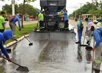 Aparecida adquire usina móvel de asfalto