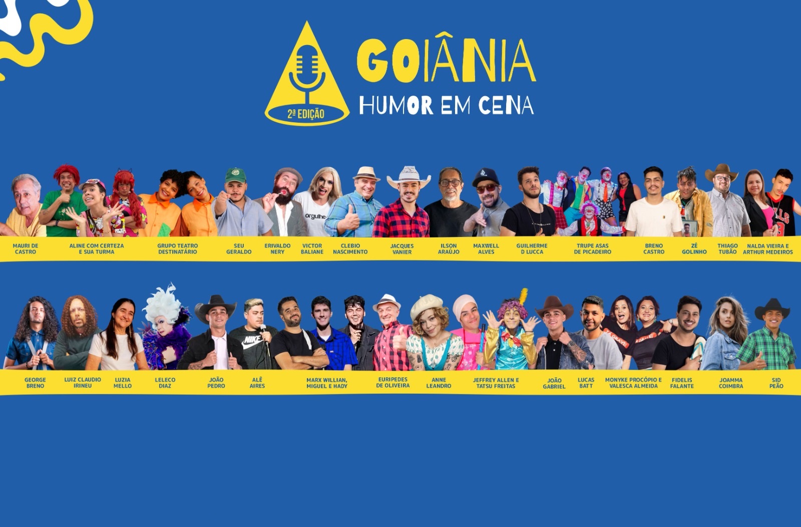 Atrações do Goiânia Festival Humor em Cena | Foto: Divulgação