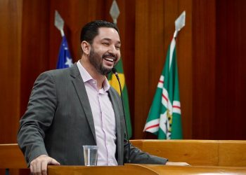 Vereador Thialu Guiotti, na Câmara Municipal de Goiânia | Foto: Reprodução/Instagram