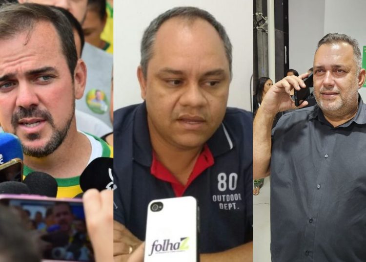 Gustavo Mendanha, Davi Mendanha e Olair Silva, assessor do prefeito Vilmar Mariano, estão entre alvos de operação da PC | Fotos: Folha Z
