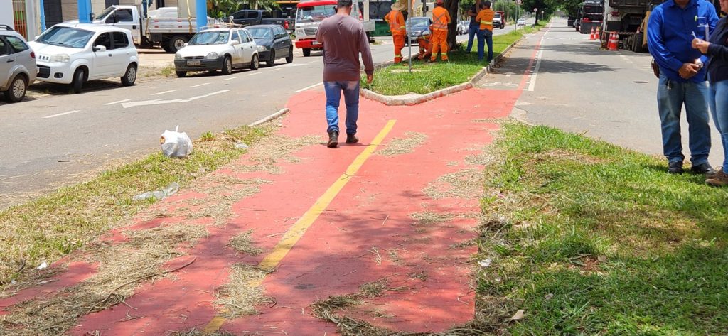 Funcionários da Comurg estavam a poucos metros do local do evento | Foto: Folha Z