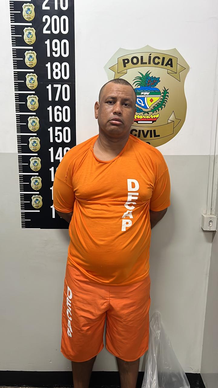 Janildo da Silva Magalhães foi preso e responderá pelos crimes de estupro e homicídio qualificado | Foto: Divulgação/Polícia Civil