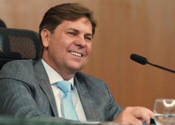 Deputado e presidente da Assembleia Legislativa de Goiás, Bruno Peixoto | Foto: Carlos Costa/Alego