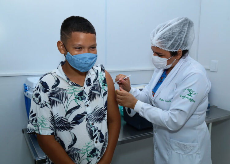 Secretaria de Saúde imuniza crianças de 10 e 11 anos em 38 postos de vacinação | Foto: Arquivo Secom/Aparecida de Goiânia