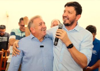 Prefeito Vilmar Mariano e Glaustin da Fokus | Foto: Divulgação