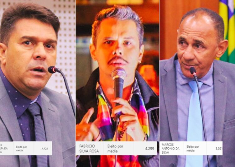 Bill, Fabrício e Markim são declarados eleitos e assumem cadeira na Câmara