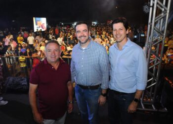 Vilmar, Mendanha e Daniel Vilela | Foto: Divulgação