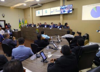 Vereadores cobraram demandas e elogiaram Vilmar durante sessão de prestação de contas | Foto: Câmara Municipal de Aparecida de Goiânia