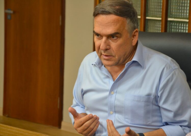 Sandro Mabel discutiu situação de Aparecida com líderes do MDB | Foto: Epitácio Isaac