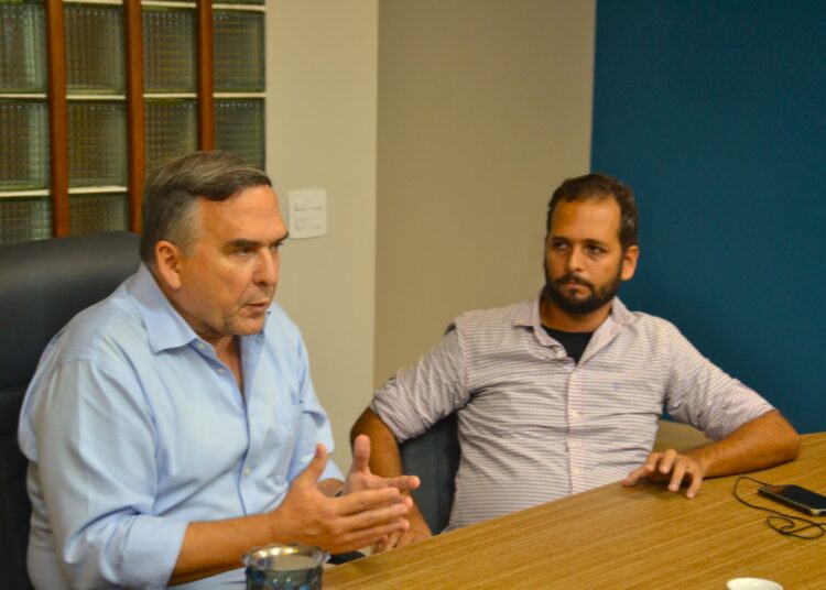 Sandro Mabel conversou com o jornalista Guilherme Coelho | Foto: Epitácio Isaac