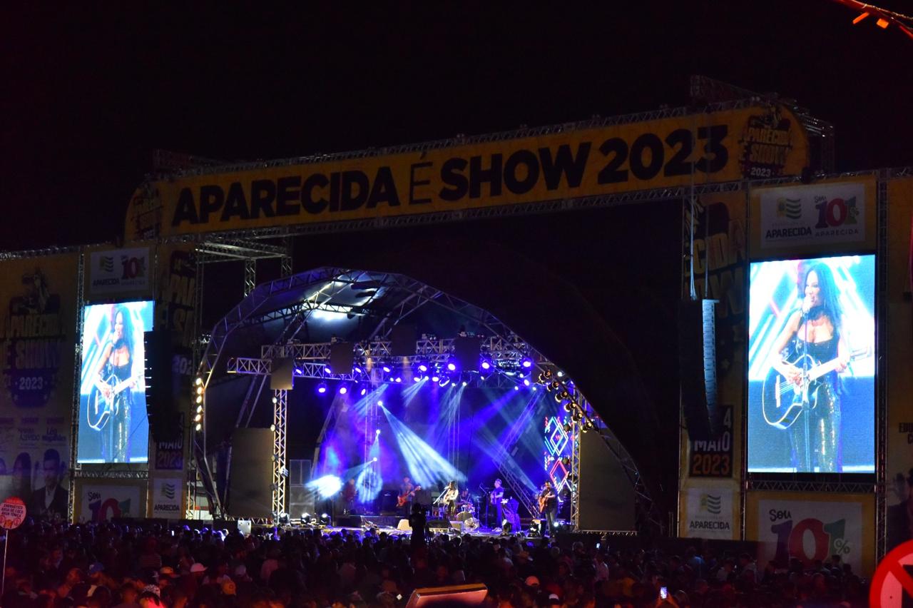 15ª Edição do “Aparecida é Show 2024” tem expectativa de receber aproximadamente 200 mil pessoas entre os dias 8 e 12 de maio, no estacionamento da Cidade Administrativa Maguito Vilela