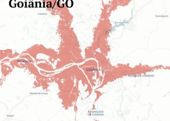 Área inundada em Porto Alegre cobriria Goiânia quase inteira; VEJA mapa