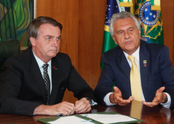 Ronaldo Caiado e o ex-presidente Jair Bolsonaro | Foto: Palácio do Planalto