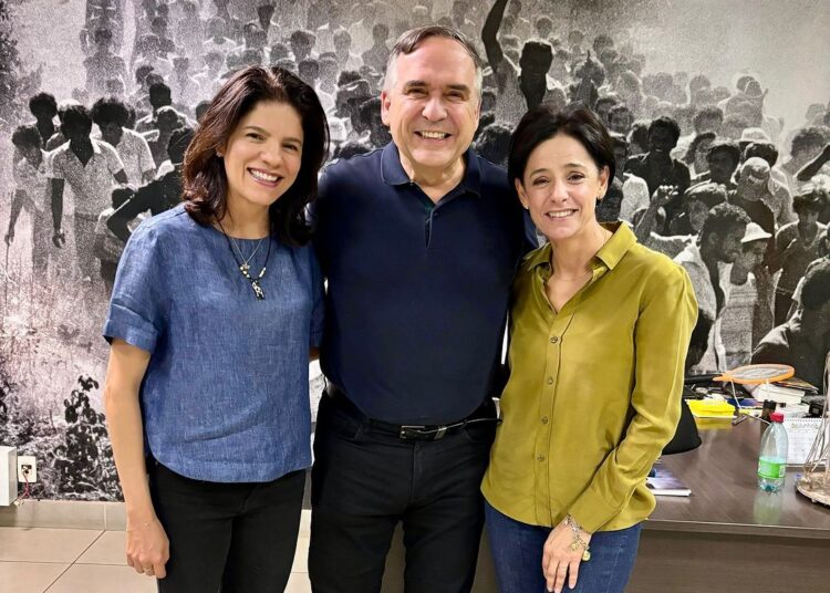 Sandro Mabel se reuniu com as filhas do ex-prefeito Iris Rezende | Foto: Redes sociais