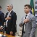 Deputados Gustavo Gayer e Fred Rodrigues na Câmara dos Deputados | Foto:  Divulgação / Câmara