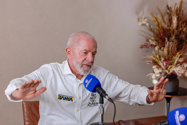 Lula em entrevista | Foto: Ricardo Stuckert / Presidência