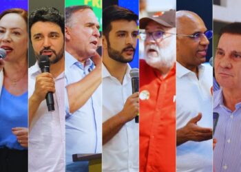 Os 7 candidatos a prefeito de Goiânia | Foto: Reprodução