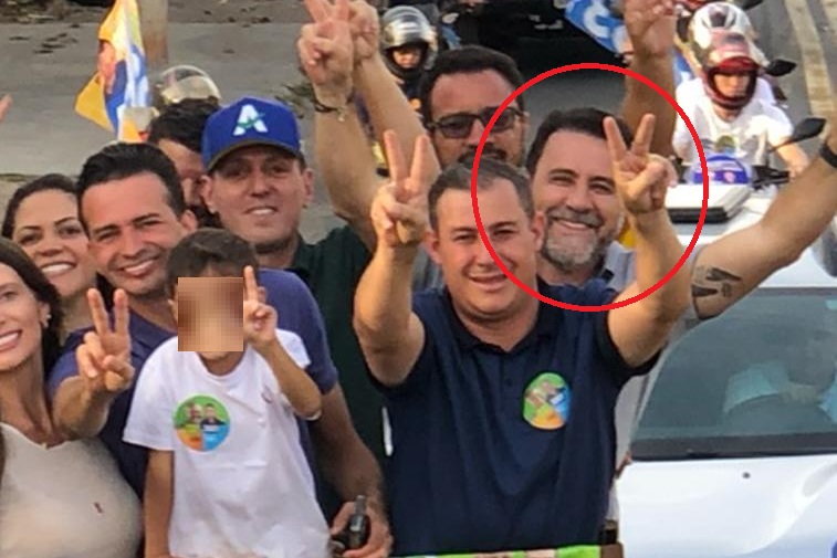 Veter Martins acompanhou carreata de Saullo Souza em Aparecida | Foto: Divulgação