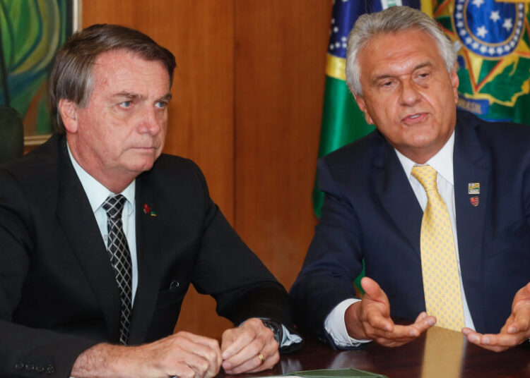 Jair Bolsonaro e Ronaldo Caiado | Foto: Isac Nóbrega/PR