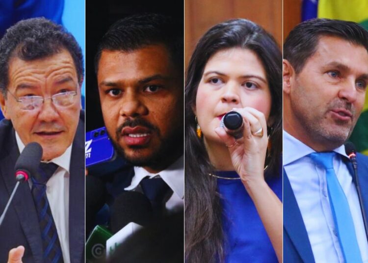 Quatro dos 5 vereadores mais votados das eleições para vereador em Goiânia apoiam Sandro Mabel (União Brasil).