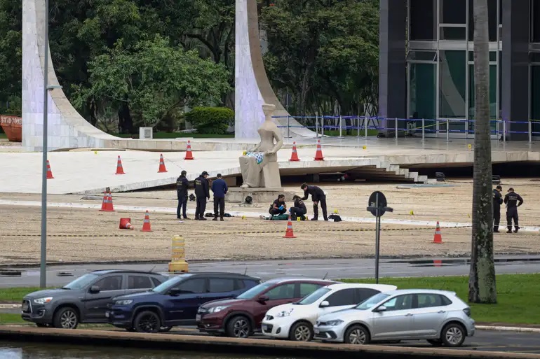 Segundo a Polícia Civil do DF, Francisco foi autor das explosões ocorridas nesta quarta-feira (13) na Praça dos Três Poderes | Foto: Fabio Rodrigues-Pozzebom/Agência Brasil