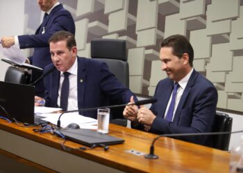 Senador Vanderlan Cardoso e Leandro Vilela | Foto: Agência Senado