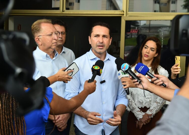 Leandro Vilela durante entrevista coletiva | Foto: Divulgação