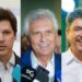 Daniel Vilela, do MDB, Ronaldo Caiado, do União Brasil, e Wilder Morais, do PL | Fotos: Divulgação