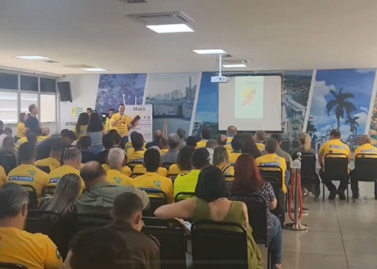 Mendanha durante discurso na Câmara de Aparecida | Foto: Reprodução