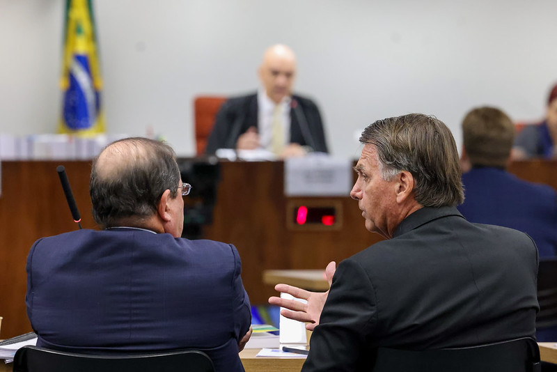 Galeria: Bolsonaro frente a frente com Alexandre de Moraes no STF