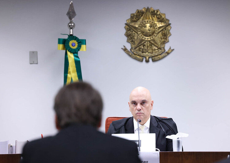 Bolsonaro frente a frente com o ministro do STF | Foto: Supremo Tribunal Federal
