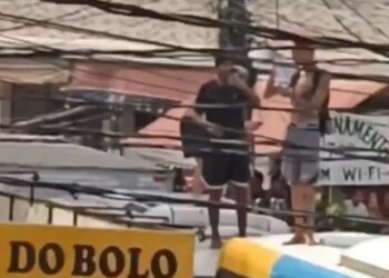 Oruam em ônibus nas proximidades do presídio Bangu 3 | Foto: Reprodução / Redes sociais