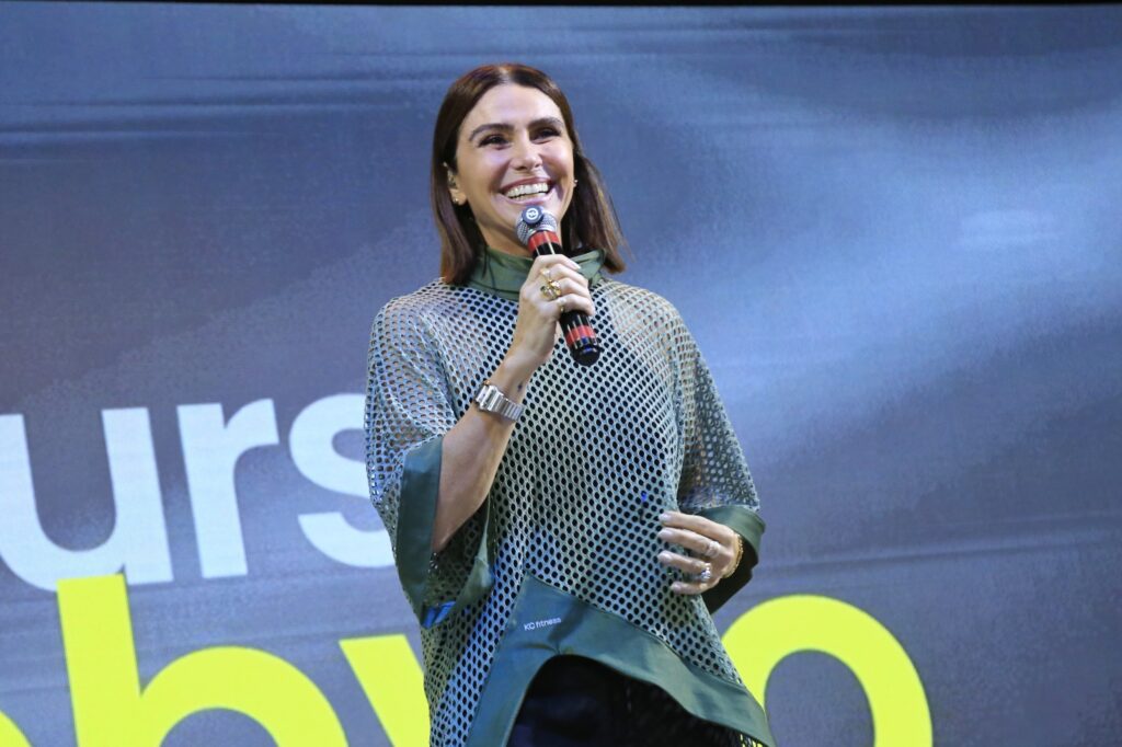 A Caravana Delas, do Sebrae, reuniu 1,5 mil mulheres para fomentar o empreendedorismo e facilitar acesso a crédito, com participação Giovanna Antonelli | Foto: Sebrae Goiás