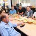 Sandro Mabel e vereadores em reunião na sede do LimpaGyn | Foto: Divulgação