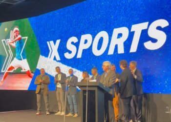 X-sports durante o lançamento do canal | Foto: Reprodução