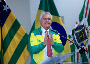 Caiado durante evento do Goiás Social | Foto: Divulgação