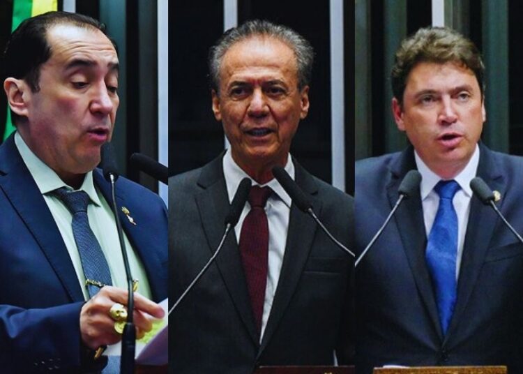 Kajuru, Pedro Chaves e Wilder | Foto: Reprodução