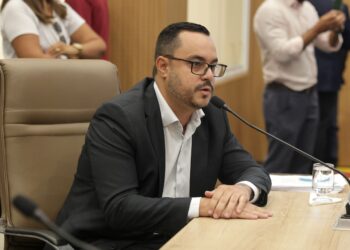 Vereador Tales de Castro | Imagem registrada pelo fotógrafo Marcelo Silva, da Câmara de AP