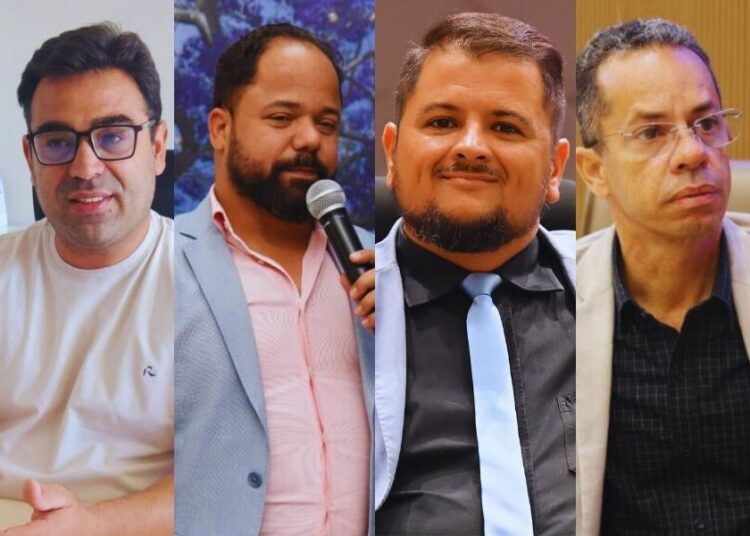 Vinício, Vanilson, Panda e Isaac | Foto: Reprodução