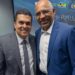 Ex-prefeito Rogério Cruz e o presidente da Anac, Tiago Chagas Faierstein| Foto: Reprodução / Redes sociais