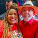 Nádia Garcia e o presidente Lula | Foto: Reprodução / Redes sociais