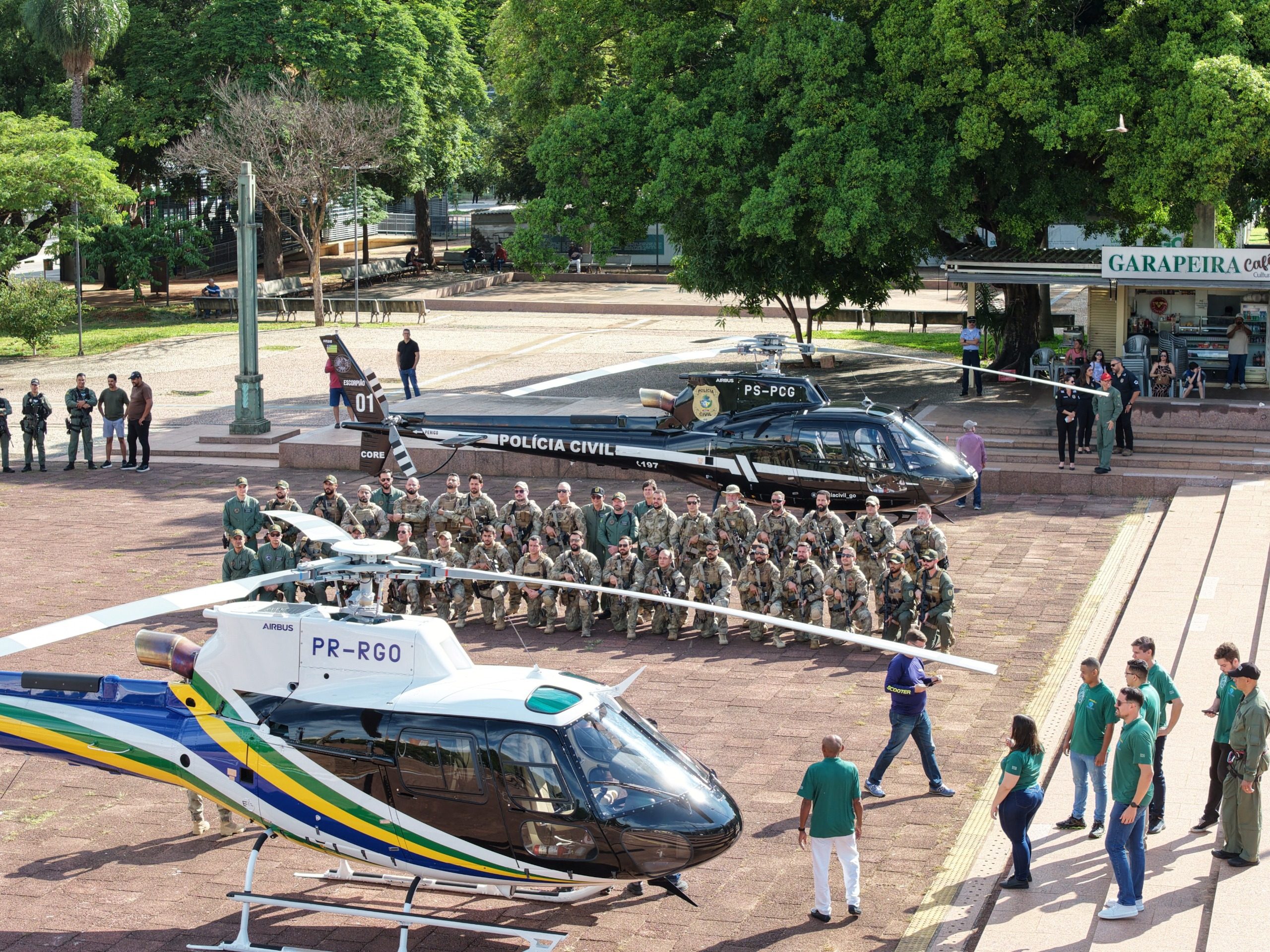 Novos helicópteros policias Goiás