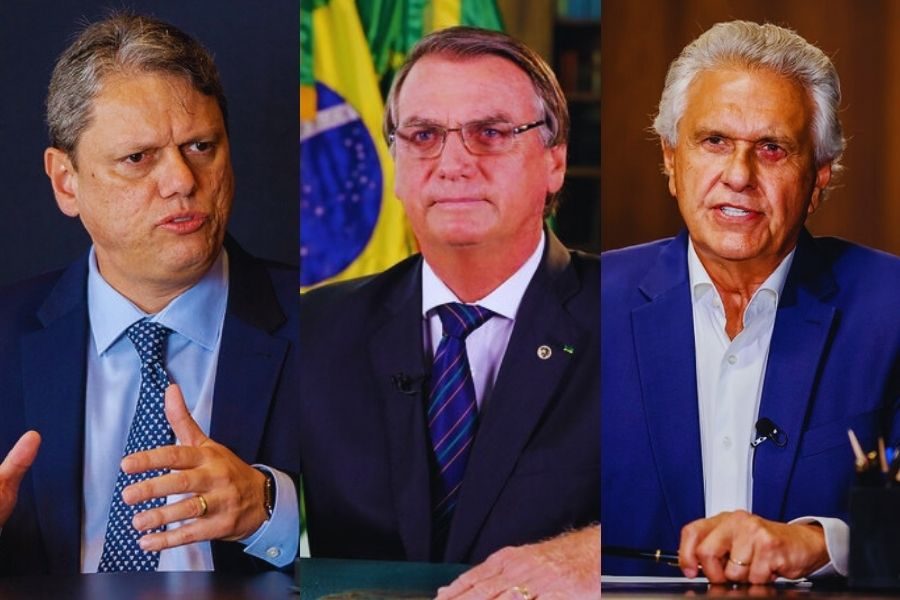 Tarcísio e Bolsonaro discutem movimento de Caiado no PSD