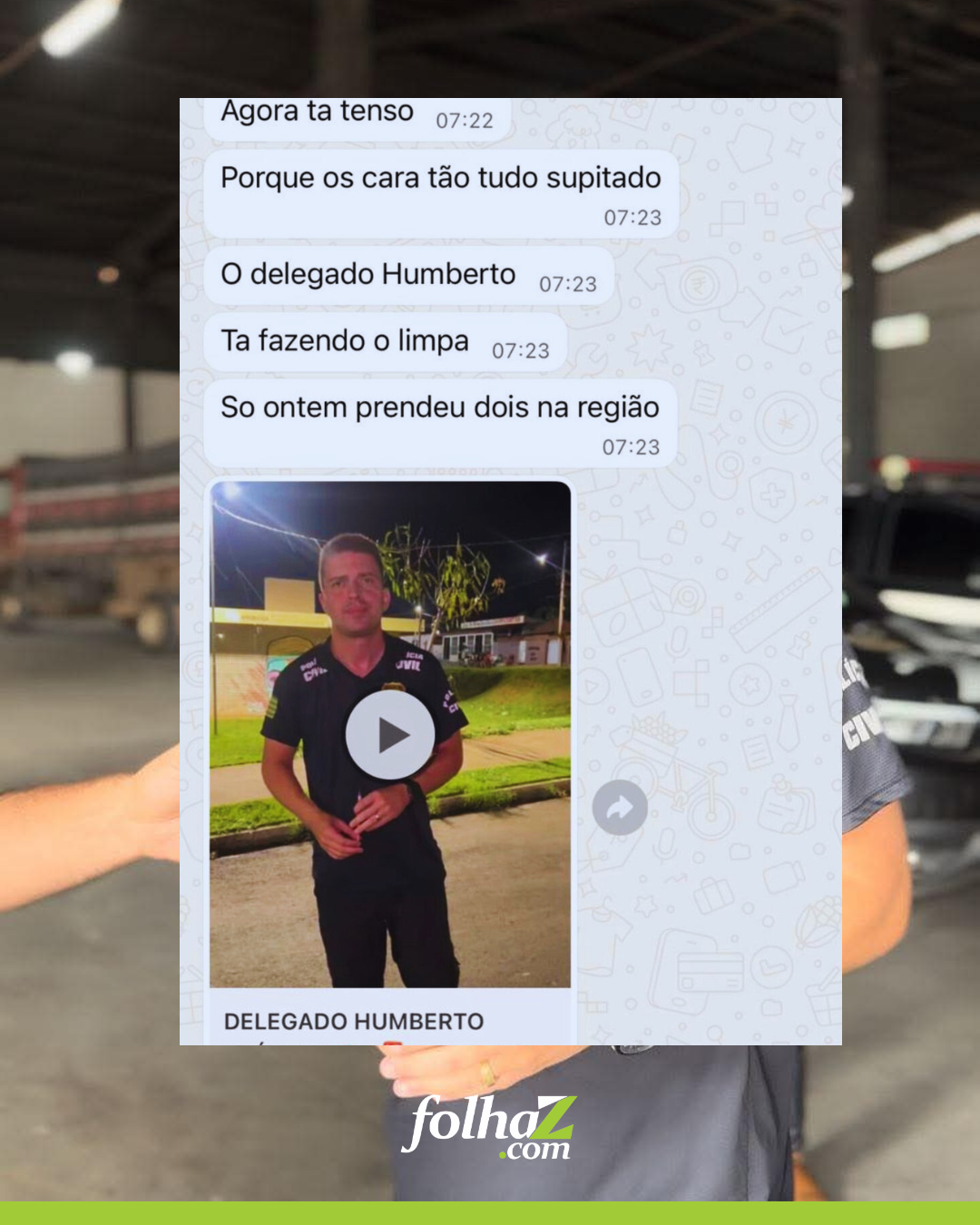 Delegado ameaçado em Aparecida de Goiânia 