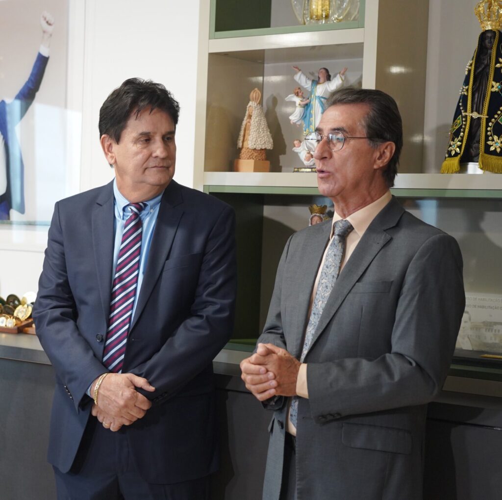 Chiquinho Oliveira ao lado de Rubens Marques. Foto: equipe da Alego