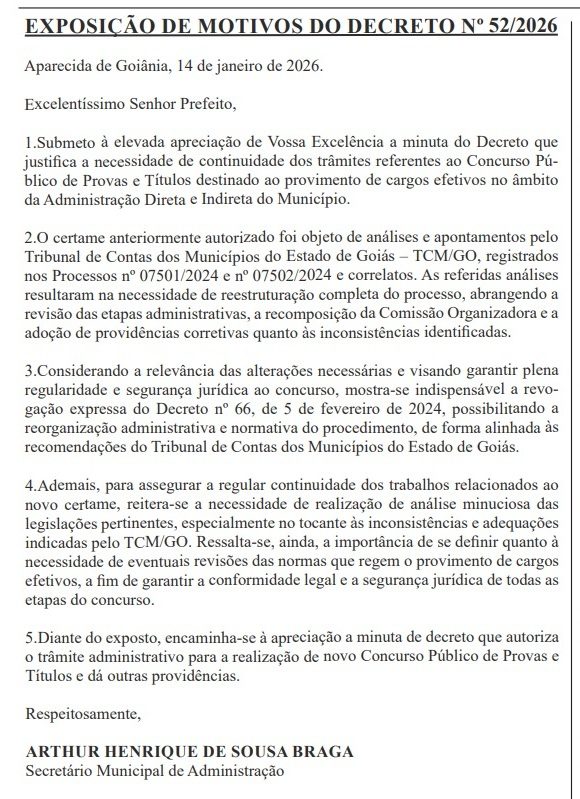 Concurso público educação aparecida de goiânia 