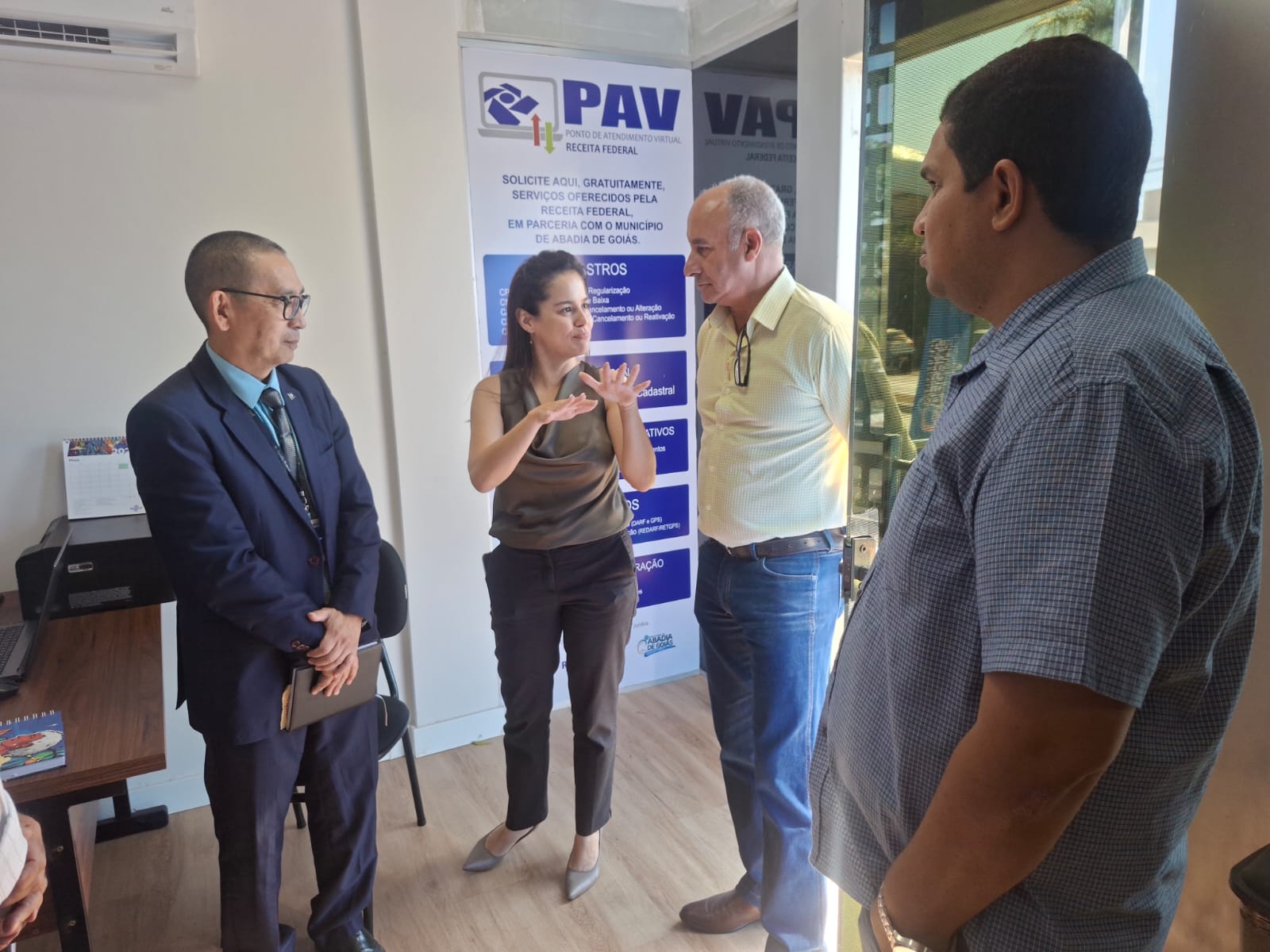 Abadia de Goiás passa a oferecer serviços da Receita Federal com novo PAV